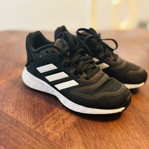 Used little boys Adidas Duramo Running Shoe.  Size 10.5
